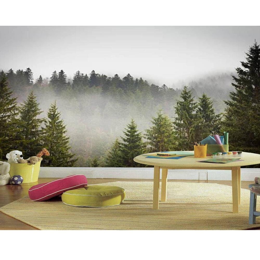 Современные настенные росписи 3D обои с изображением елового леса Съемные настенные наклейки для гостиной спальни Настенная роспись