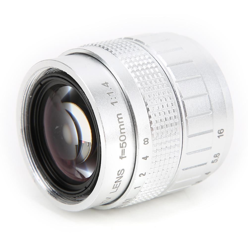50мм F1.4 Объектив C Mount, используемый с адаптером для Беззеркальной камеры
