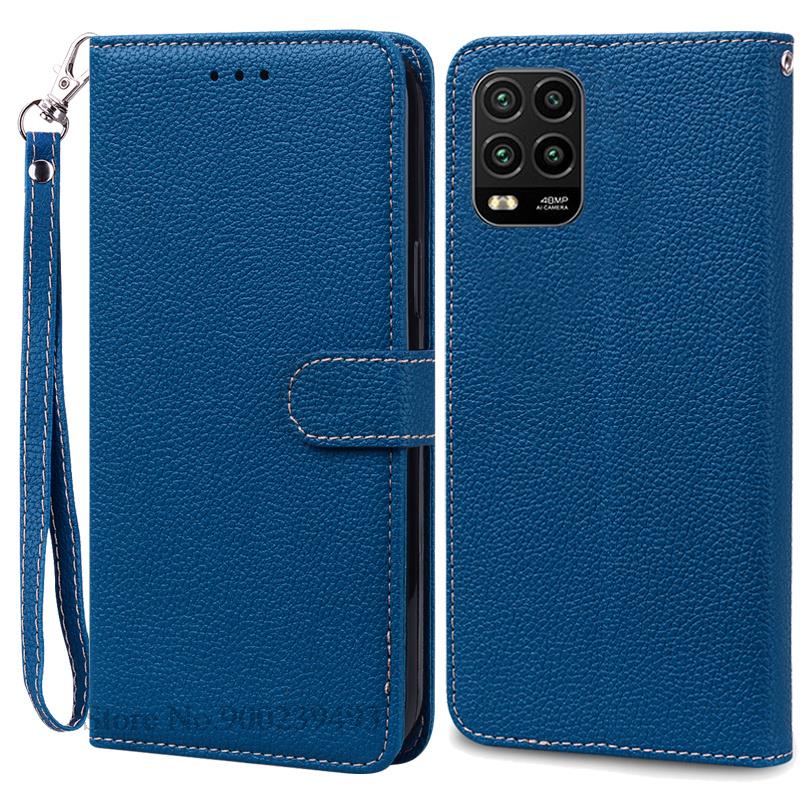 Для Xiaomi Mi 10 Lite 5G чехол 10lite противоударный кожаный кошелек чехол для телефона для Xiaomi Mi 10 Lite защитный чехол цветные Fundas