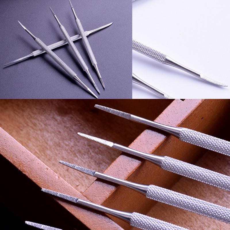 High Quality Satin Edge Onychomycosis Toe Nail File Double Ended Paronychia Stainless Steel Podiatry 1PC Toe Nail Lifter Ingrown Jewelry Accessory