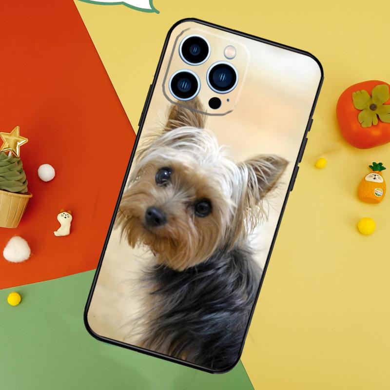 Чехол для телефона с йоркширским терьером Для iPhone 17 Pro Max 16 15 14 13 12 11 Pro Max Plus 12 13 Mini 16e 17 Air Cover