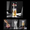 Double Wall Glass Water Bottle Tea Cup Office Travel Mug w/Tea Separator 400ml