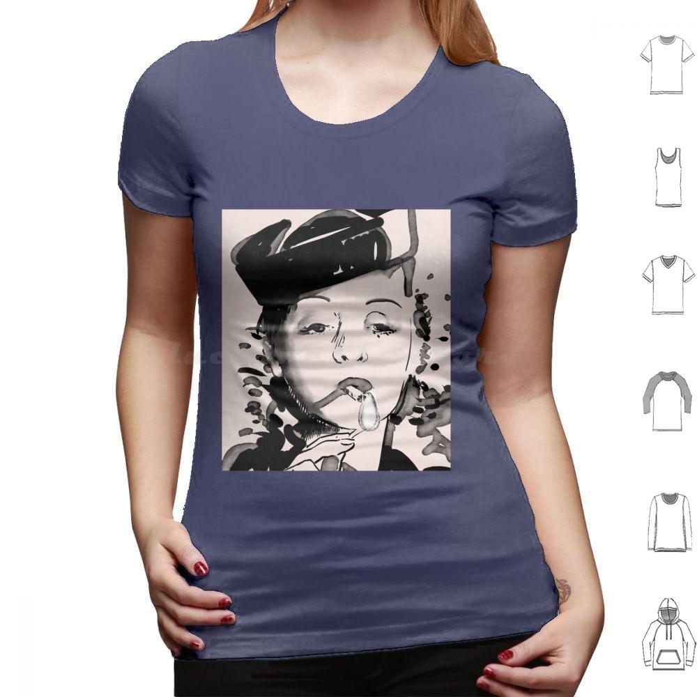 Bette Davis Smoking T Shirt Cotton Men Women DIY Print Flame Firestarter Bette Davis Movie Cinema Actress Portrait Famale Hat
