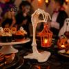 Фонарь-скелет с мерцающим светом на батарейках, 3D-печатная рука-скелет, держащая фонарь, портативный centerpiece для стола со светодиодной свечой