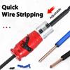AWG Wire Stripper for Electric Drill Bits Universal Wire Stripper Tool For 14AWG To 6AWG Solid Core And 8AWG Stranded Wires