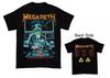 Черная футболка Megadeth Rust in Peace Tour 1990 года, двусторонняя