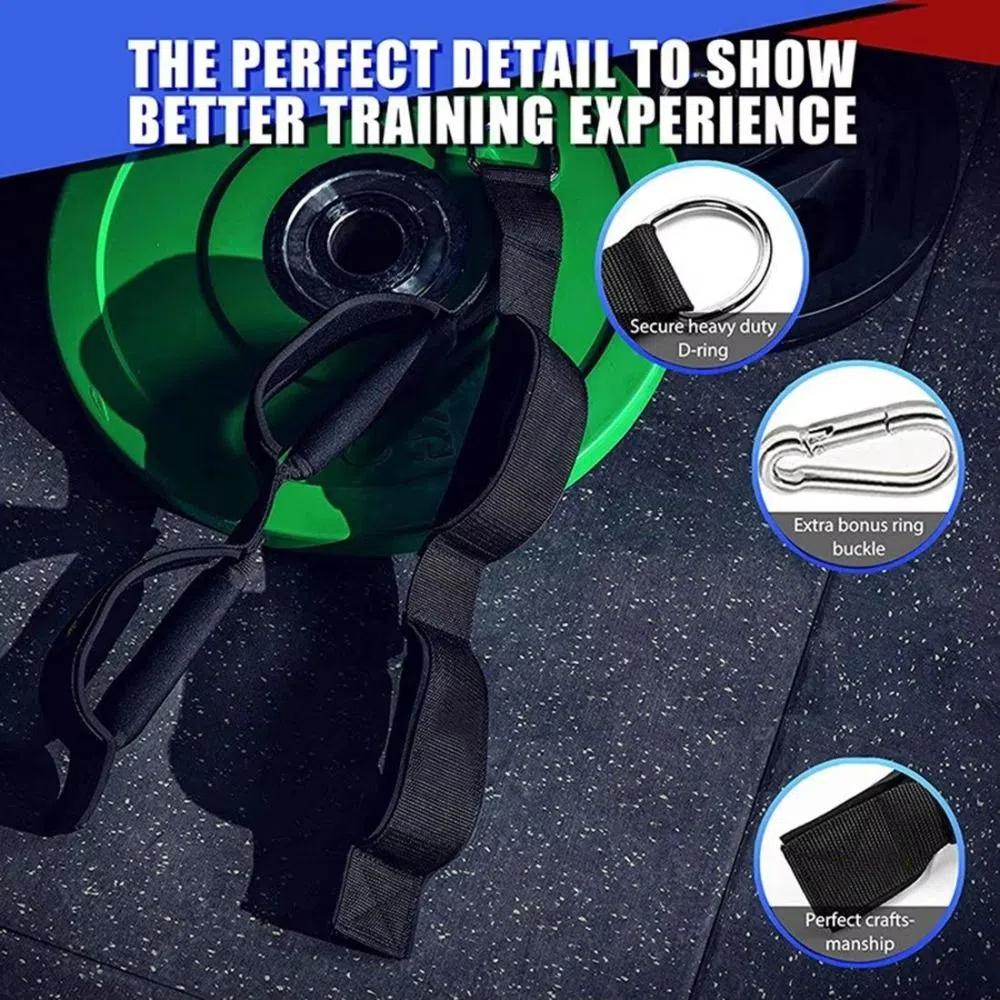 Многофункциональная фитнес-трицепсовая веревка, нескользящая трицепсовая веревка для тяги вниз для тренировок в тренажерном зале