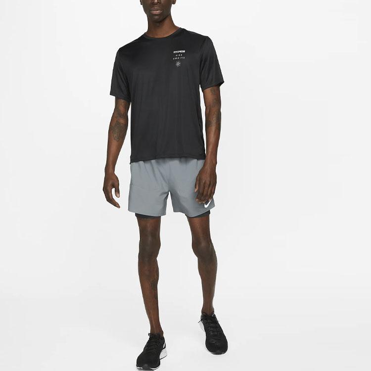 Nike Спортивные шорты мужские серые умеренные DM4758-084