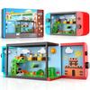 Нетоксичные 1528 деталей Игровая машина Super Mario Мелкие строительные блоки 3D-пазлы Мультяшные детские игрушки DIY Рождественские подарки