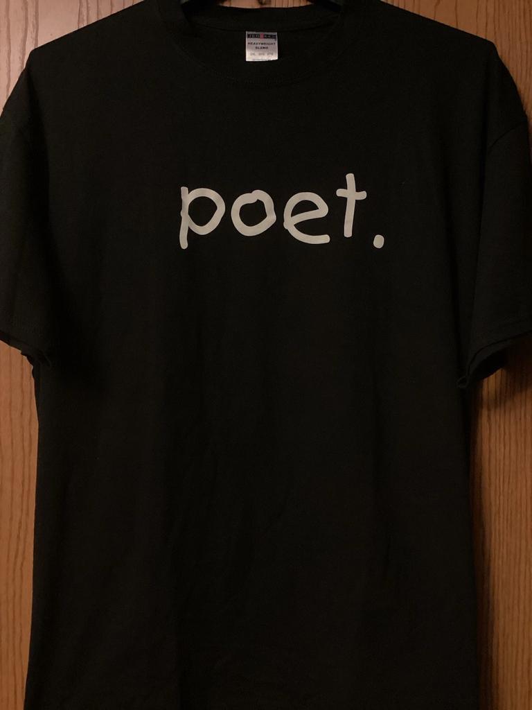 Поэт. - Черная Рубашка - Смесь Хлопка - Jerzees - 2XL