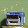 Creative Mini Retro Recorder Keychain Small Tape Player Music Player Bag Pendant for Boys and Girls Internet Celebrity Toy Gifts