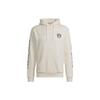 Adidas Originals Trefoil Solid Logo Print Hoodie Long Sleeve Sweatshirt Men Tops White HL9236
