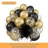 New Year Matte Glitter Metallic Latex Balloon Set for Decorative Photo Atmosphere