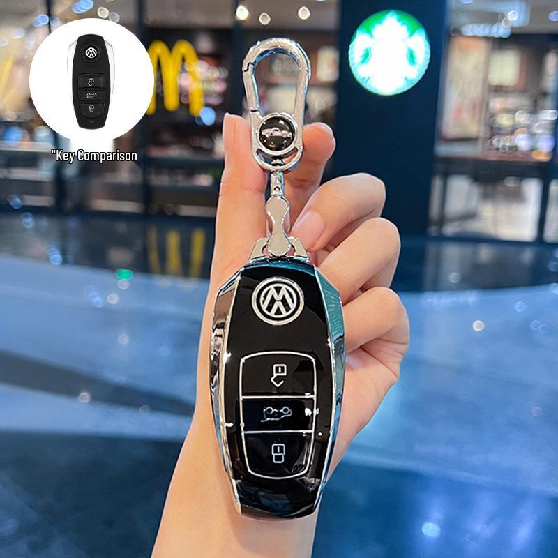 Чехол для ключа для Volkswagen Touareg 2021 года - Подходит для импортных моделей 2017-2021 годов