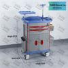 ABS Anesthesia & Infusion Multifunctional Rescue Trolley with Single/Double Door and Five Drawers