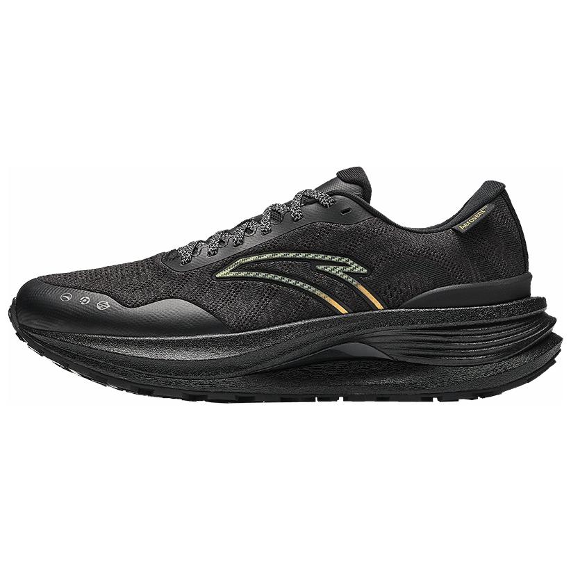Anta Champion 3 Pro Protective Version Fabric Low-top Running Shoes Black Men's 112445539-2