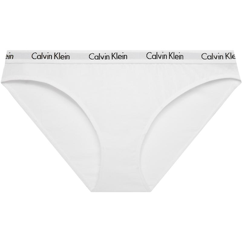 Calvin Klein Comfort Cotton Sexy Bikini Triangle Underwear Women Underwear Moonlight-White D1618D-100