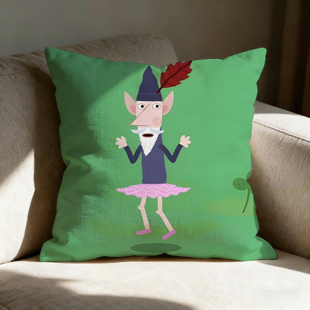 Ben And Hollys Little Kingdom Pillow Case Pillowcase Doublesided Printed Sofa Cushion Bedroom Headboard Pillow