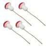 40PCS Mushroom Miniature Decoration Plastic Mushroom Pot Micro Landscape Decoration