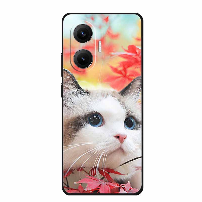 Phone Case For Redmi Turbo 4 Pro 5G Back Cover Case Black Silicone Soft Funda Para For Xiaomi Redmi Turbo 4 Pro Case Coque Shell