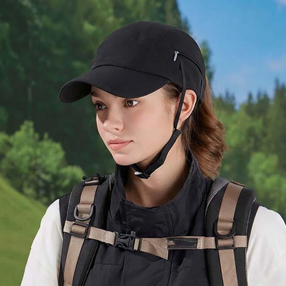 Sunshade Windproof Peaked Cap Anti-splash Water Sunscreen Equestrian Hat Spring