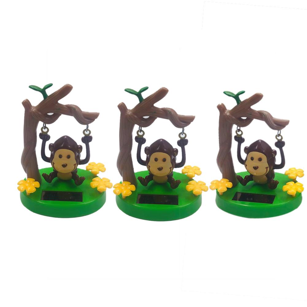 1 шт. Солнечная машинка танцующая обезьянка качающееся животное игрушка аксессуары для стайлинга автомобиля декор для автомобиля детские игрушки забавный подарок домашние украшения дропшиппинг