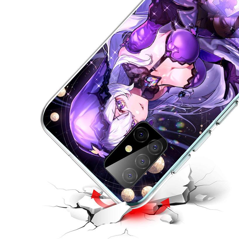 Honkai Star Rail Black Swan Cover Phone Case For Samsung Galaxy A12 A22 A32 A52 A72 A02S Phone Case Note 20 Ultra 10 S10 Plus A5