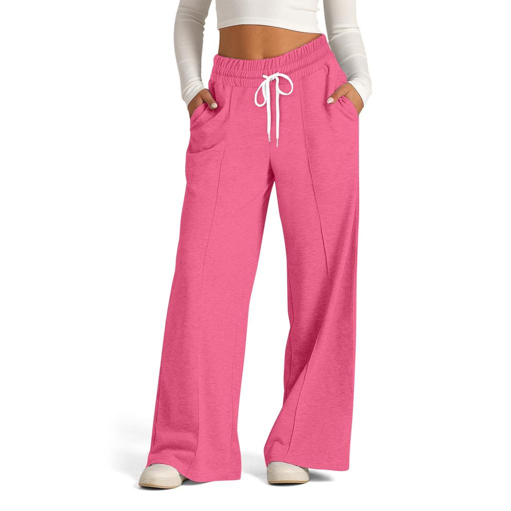 Women's High Waisted Wide Leg Sweatpants Casual Jogger Pants