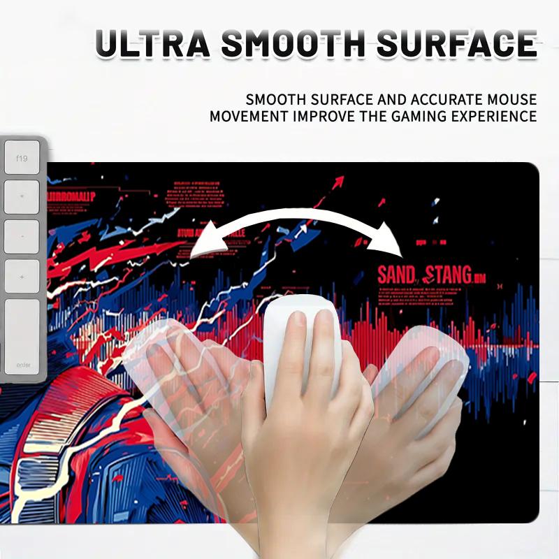 1Pc Captain America Civil War Gaming Mouse Pad Keyboard Desk Mat Non-slip Rubber Lock Edge Waterproof Computer Mousepad for Office Home Decor S1130