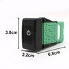 Car Orange LED Light Power On Off Switch Button With Connect wire for Isuzu KV100 700P Accessories