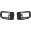 For 2015-20 Ford F150 Front Fog Light Cover Trim Exterior Kit Carbon Fiber Look