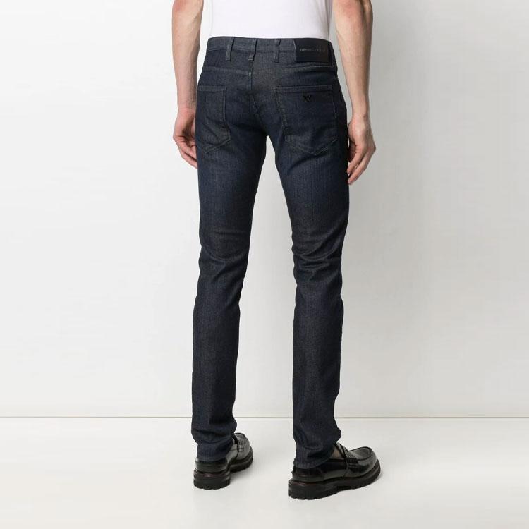 Emporio Armani Джинсы Мужские Синие Умеренно Зауженные Брюки 3K1J06-1DH9Z-0941