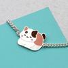 [As Little] Children's Silver Bracelet 925 Silver Cat Kids Pendant