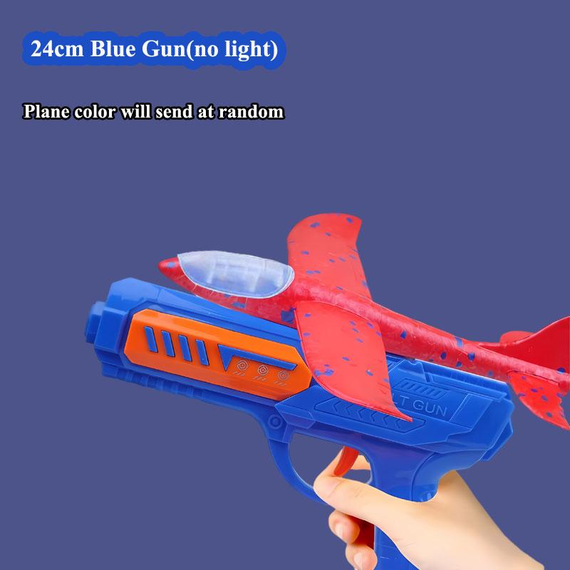 Kids 24/34cm Foam Plane Launcher Outdoor Toy for Boys Sport Catapult Game Children Girl Birthday Xmas Gifts