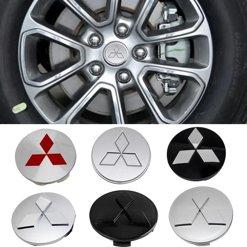4 шт. Колпачки ступицы колеса автомобиля Эмблема для Mitsubishi Ralliart Lancer ASX Colt Pajero Outlander Eclipse Delica Аксессуары