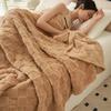 Вафельное плюшевое многофункциональное одеяло, большой вес, плюшевое молочное плюшевое одеяло Farai, теплое плюшевое одеяло Beibei, зимнее