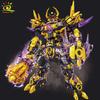 HUIQIBAO Воин Мех Робот Конструктор MOC Шинуазри Экшн-фигурка Кирпич Дети Город Строительство Дисплей Игрушка