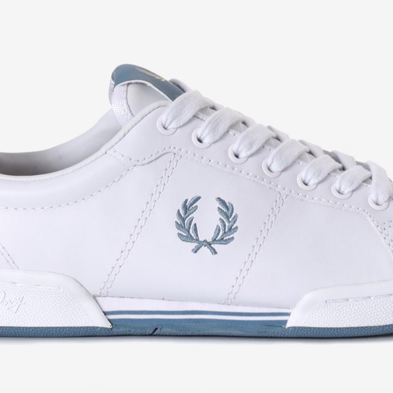 Fred Perry Унисекс Кроссовки 23ss B722 Текстурированная Кожа
