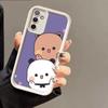 Милый чехол BUBU DUDU для пары для Samsung Galaxy Чехол S24 S23 S22 S21 Ultra Plus A55 A54 A53 A52 A35 A25 A15 5G Телефон Y2k Чехол