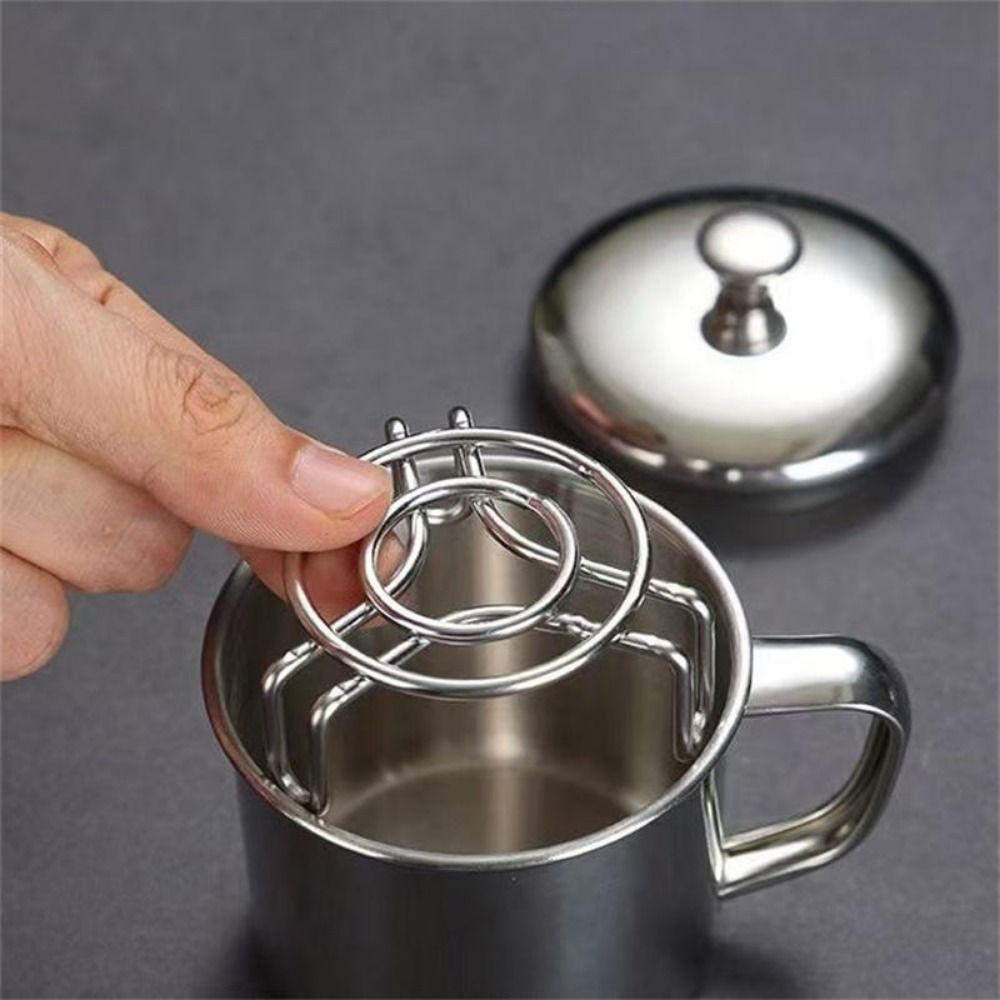 Stainless Steel Mini Steam Rack 2 Size Steaming Rack Durable Small Pot Rack Thermos Cup