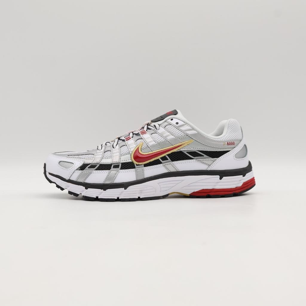 BV1021-101 Nike P-6000 Белый Varsity Red (Женский)