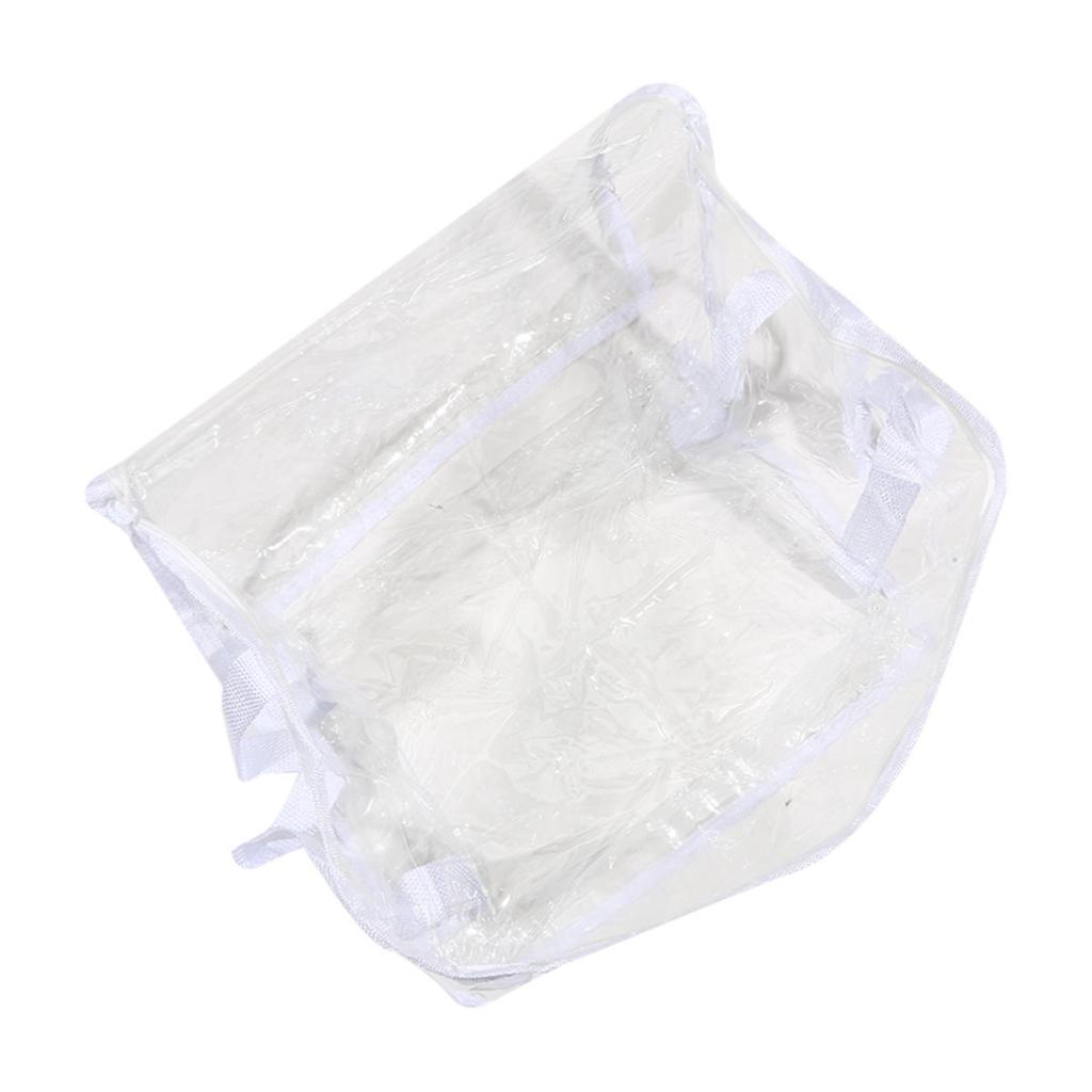 Многофункциональная сумка для хранения игрушечных кукол, бытовая, большая вместимость, портативный водонепроницаемый органайзер для сортировки книг, складная прозрачная корзина из ПВХ