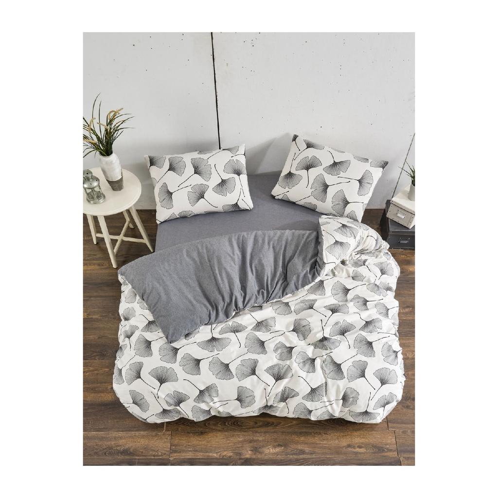 Комплект пододеяльников с двойным узором Isabelle, эластичной простыни и 2 наволочек