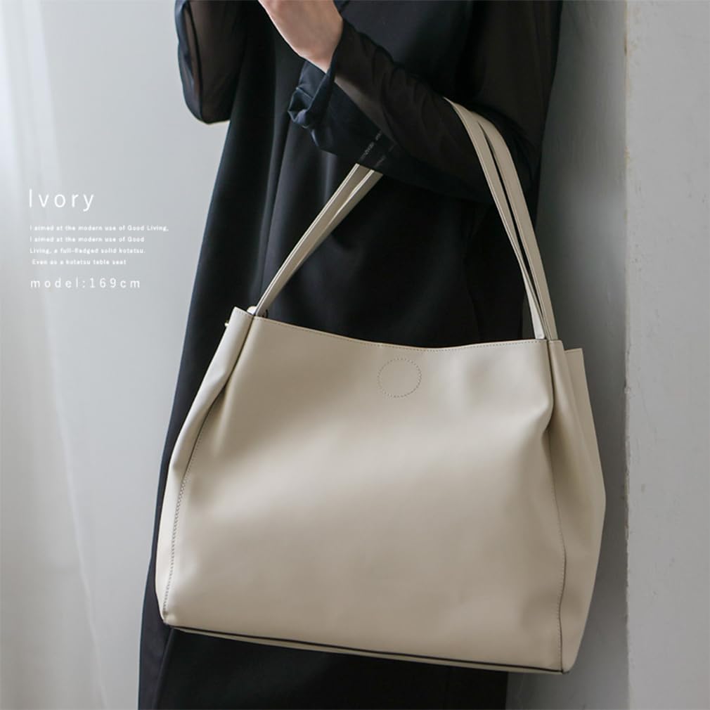 Vita Felice Tote Bag with Inner Bag for Women [VITAFELICE] 2-way vsib-x1581p (Ivory)
