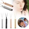 Stainless Steel Whistle Necklace for Anxiety Relief Anti Vaping Mindfulness Tool Quit Smoking Stress Reduction Breathing Aid