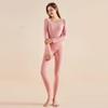 Women's Thermal Underwear Set Round Neck Autumn Clothes Trousers Bottoming Cotton Sweater