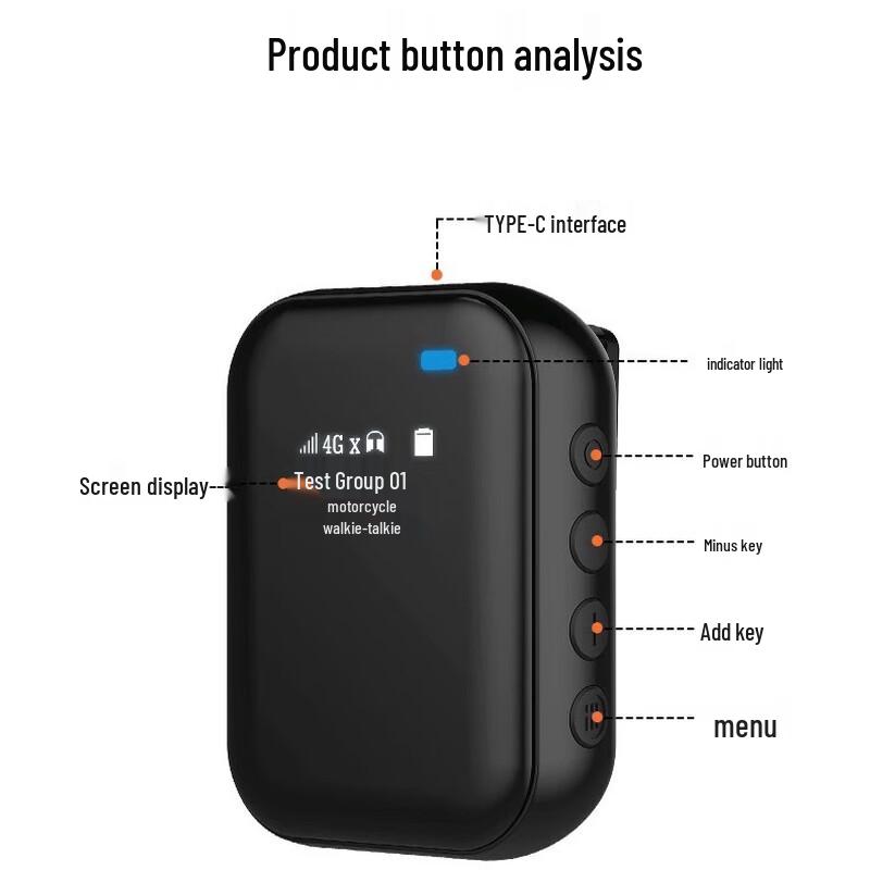 ZEIRUI ST-M1 Mini Chest-Clip Walkie-Talkie (CN version)