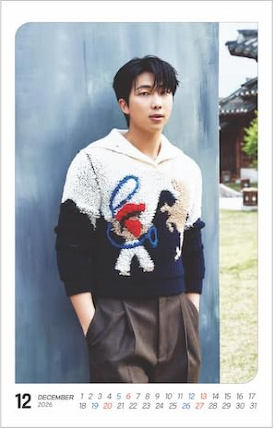 Товары Bangtan 2026 Настенный календарь