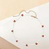 Simple Sweet Cherry Necklace Fashion for Handwoven Jewelry
