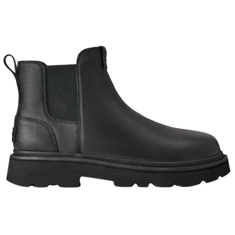 UGG Модный тренд гибридная кожа короткие ботинки челси мужские ботинки черные 1172990-BLK